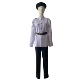 Custom-made military band suit design front chest double side pocket shoulder strap design band honor guard suit supplier DA373 Custom-made military band suit design front chest double side pocket shoulder strap design band honor guard suit supplier DA373